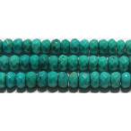 トルコ石ボタンカット6*3.5mm...