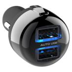カシムラ DC-4.8A-リハ?ーシフ?ルUSB 2ホ?ート 自動判定 AJ-558