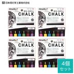 日本理化学　ダストレス シーシェル チョーク レギュラーサイズ ６本入6色 ×４個セット【メール便対応】