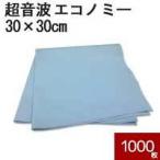 マイクロファイバー システムクロス 超音波カット 【エコノミー】 30cm×30cm 1000枚セット 業務用 超極細繊維 クロス ふきん 掃除 クリーナー 窓拭き