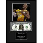 限定!Kobe Bryant/コービー・ブライアント/NBA/レイカーズ/Lakers/バスケ/本物USA1ドル札フレーム証明書付き/カラー/2