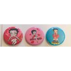 3個セット!レア缶バッジ★ベティ・ブープ☆Betty Boop/ベティちゃん/アニメ/ピンバッチ/tin badge/button/pin-1