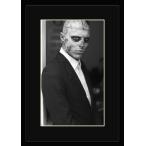 BW:Rick Genest/リック・ジェネスト/Zombie Boy/ゾンビボーイ/刺青タトゥーモデル/モノクロ写真フレーム-1(black mat/ブラックマット)