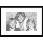 BW:人気ボーカルグループ!ビージーズ/Bee Gees/モノクロ写真フレーム-3