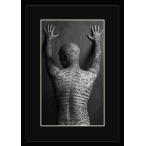 BW:Rick Genest/リック・ジェネスト/Zombie Boy/ゾンビボーイ/刺青タトゥーモデル/モノクロ写真フレーム-9(black mat/ブラックマット)