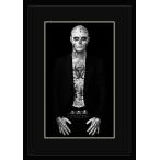 BW:Rick Genest/リック・ジェネスト/Zombie Boy/ゾンビボーイ/刺青タトゥーモデル/モノクロ写真フレーム-8(black mat/ブラックマット)