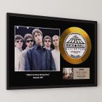 Oasis オアシス Morning Glory? モーニング・グローリー gold disc album 金 ゴールド ディスク 証明書付 ‐1