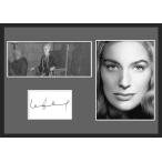 10種類!Lena Headey/リーナ・ヒーディ/レナ/女優/ドラマ/映画/サインプリント&amp;証明書付きフレーム/BW/モノクロ/ディスプレイ(10-3W）