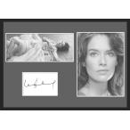 10種類!Lena Headey/リーナ・ヒーディ/レナ/女優/ドラマ/映画/サインプリント&amp;証明書付きフレーム/BW/モノクロ/ディスプレイ(8-3W）