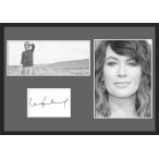 10種類!Lena Headey/リーナ・ヒーディ/レナ/女優/ドラマ/映画/サインプリント&amp;証明書付きフレーム/BW/モノクロ/ディスプレイ(2-3W）