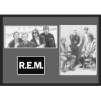 10種類!R.E.M./アール・イー・エム/ROCK/ロックバンドグループ/証明書付きフレーム/BW/モノクロ/ディスプレイ(1-3W)