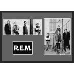 10種類!R.E.M./アール・イー・エム/ROCK/ロックバンドグループ/証明書付きフレーム/BW/モノクロ/ディスプレイ(2-3W)
