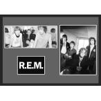 10種類!R.E.M./アール・イー・エム/ROCK/ロックバンドグループ/証明書付きフレーム/BW/モノクロ/ディスプレイ(4-3W)