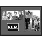10種類!R.E.M./アール・イー・エム/ROCK/ロックバンドグループ/証明書付きフレーム/BW/モノクロ/ディスプレイ(5-3W)