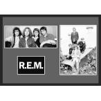 10種類!R.E.M./アール・イー・エム/ROCK/ロックバンドグループ/証明書付きフレーム/BW/モノクロ/ディスプレイ(6-3W)