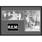 10種類!R.E.M./アール・イー・エム/ROCK/ロックバンドグループ/証明書付きフレーム/BW/モノクロ/ディスプレイ(3-3W)