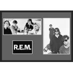 10種類!R.E.M./アール・イー・エム/ROCK/ロックバンドグループ/証明書付きフレーム/BW/モノクロ/ディスプレイ(7-3W)