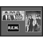 10種類!R.E.M./アール・イー・エム/ROCK/ロックバンドグループ/証明書付きフレーム/BW/モノクロ/ディスプレイ(8-3W)