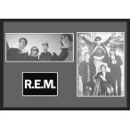 10種類!R.E.M./アール・イー・エム/ROCK/ロックバンドグループ/証明書付きフレーム/BW/モノクロ/ディスプレイ(10-3W)