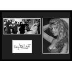 4種類!Brigitte Bardot/ブリジット・バルドー/女優/映画/歌手/サインプリント&amp;証明書付きフレーム/BW/モノクロ/ディスプレイ(2-3W)