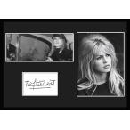 4種類!Brigitte Bardot/ブリジット・バルドー/女優/映画/歌手/サインプリント&amp;証明書付きフレーム/BW/モノクロ/ディスプレイ(3-3W)