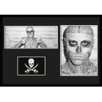 10種類!Rick Genest/リック・ジェネスト/Zombie Boy/ゾンビボーイ/刺青タトゥーモデル/証明書付きフレーム/BW/モノクロ/ディスプレイ(2-3W)