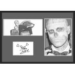 10種類!Rick Genest/リック・ジェネスト/Zombie Boy/ゾンビボーイ/サインプリント&;証明書付きフレーム/BW/モノクロ/ディスプレイ(5-3W)