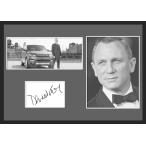 10種類!Daniel Craig/ダニエル・クレイグ /サインプリント&証明書付きフレーム/BW/モノクロ/ディスプレイ (4-3W)
