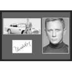10種類!Daniel Craig/ダニエル・クレイグ /サインプリント&証明書付きフレーム/BW/モノクロ/ディスプレイ (5-3W)