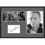 10種類!Daniel Craig/ダニエル・クレイグ /サインプリント&証明書付きフレーム/BW/モノクロ/ディスプレイ (8-3W)