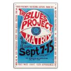 ブリキ看板【Rock Poster/ロックポスター】雑貨/ヴィンテージ/メタルプレート/レトロ/アンティーク風/117-The Blues Project 1966
