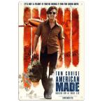 映画【トム・クルーズ Tom Cruise】バリー・シール アメリカをはめた男 American Made メタルプレート ブリキ看板 サビ風なし -3