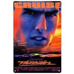 映画【トム・クルーズ Tom Cruise】デイズ・オブ・サンダー Days of Thunder メタルプレート ブリキ看板 サビ風なし -7