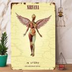 Rock Poster / ロックポスター【 ニルヴァーナ / Nirvana 】メタル ポスター/ブリキ看板/ヴィンテージ/メタルプレート-11