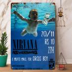 Rock Poster / ロックポスター【 ニルヴァーナ / Nirvana 】メタル ポスター/ブリキ看板/ヴィンテージ/メタルプレート-21