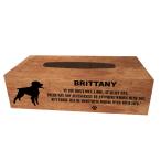 【Young Eight/Y8】Wood Tissue box/ウッドティッシュケース/愛犬【brittany dog/ブリタニー・スパニエル】ティッシュボックス/木-9