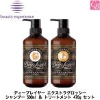 ビューティーエクスペリエンス ディープレイヤー Exg エクストラグロッシー シャンプー 500ml ＆ トリートメント 470g セット