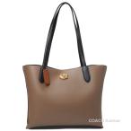 期間限定セール コーチ COACH C0692 ウィロウ トート カラーブロック ウィズ シグネチャー キャンバス インテリア ダーク ストーン 送料無料