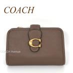 【訳あり】コーチ COACH CA193 タビー ミディアム ウォレット ダークストーン ブラウン 茶色 二つ折り財布 正規店商品 送料無料