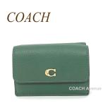 コーチ COACH CM437 ミニ トライフォールド ウォレット ハンターグリーン 緑 三つ折り財布 正規店商品 送料無料