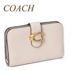 期間限定セール コーチ COACH CY234 タビー ウォレット チョーク ホワイト 白 二つ折り財布 コンパクト 正規店商品 送料無料