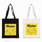 ショッピングbts butter 防弾少年団 BTS BUTTER トートバッグ 肩掛けバッグ グッズ 軽量 かばん 男女兼用 メンズ レディース おしゃれ 可愛い ショルダーバッグ