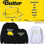 ショッピングbts butter 新品 BTS トレーナー パーカー Butter スウェット 男女兼用 厚手と薄手有り レディース メンズ 防弾少年団 プルオーバー 長袖 韓流グッズ ウェア 服 グッズ