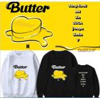 ショッピングbts butter 新品 BTS トレーナー パーカー Butter スウェット 男女兼用 厚手と薄手有り レディース メンズ 防弾少年団 プルオーバー 長袖 韓流グッズ ウェア 服 グッズ