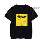 ショッピングbts butter 新品 BTS Tシャツ BUTTER 男女兼用 大人用 子供用 韓流グッズ レディース メンズ ウェア 夏物 グッズ 服 防弾少年団 半袖 応援服 丸首