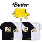 ショッピングbts butter 新品 BTS BUTTER Tシャツ 男女兼用 大人用 子供用 韓流グッズ レディース メンズ ウェア 夏物 グッズ 服 防弾少年団 半袖 応援服 丸首