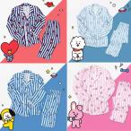 ショッピングbts 新品 BTS 防弾少年団 V パジャマ 長袖 BT21 かわいい 上下セット 打歌服 応援服 グッズ 服 メンズ レディース 男女兼用 春夏 韓流グッズ