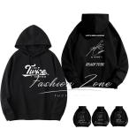 ショッピングtwice 2023新品 TWICE 韓流グッズ READY TO BE パーカー スウェット フード付き 春秋 男女兼用 周辺 応援服 打歌服カジュアルウェア ペアルック