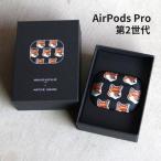 ショッピングairpods pro メゾンキツネ ( MAISON KITSUNE ) x ネイティブユニオン ( NATIVE UNION ) ALL OVER FOX AirPods Pro 第2世代 ケース 【 人気 韓国 ブランド 】