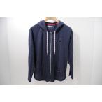  б/у [SALE] Tommy Hilfiger Golf женский полный Zip внешний M темно-синий длинный рукав Parker letter pack почтовый сервис плюс отправка возможно 61370